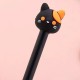 Pen | Kattenkop | zwart met oranje