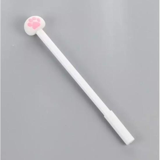 Pen | Poot | wit met roze poot