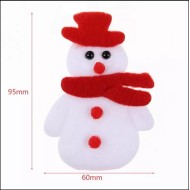 Kerstdecoratie | Sneeuwpopje | 4 stuks