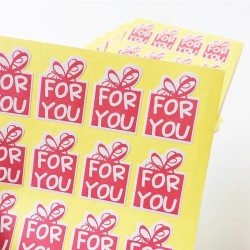 Stickers "For you" | 24 stuks