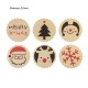 Kerststickers | 24 stuks