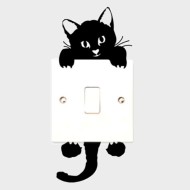 Sticker | Hangende kat
