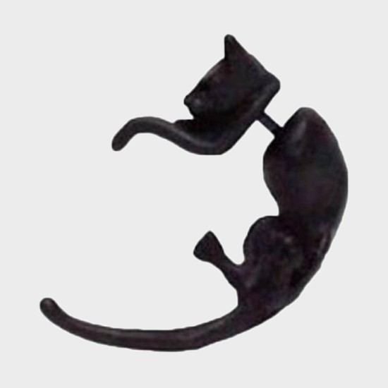 Oorbellen | Hangende kat door oor