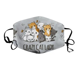 Mondkapje | Crazy Cat Lady