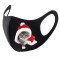 Mondkapje | zwart | kerstkitten