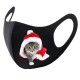 Mondkapje | zwart | kerstkitten